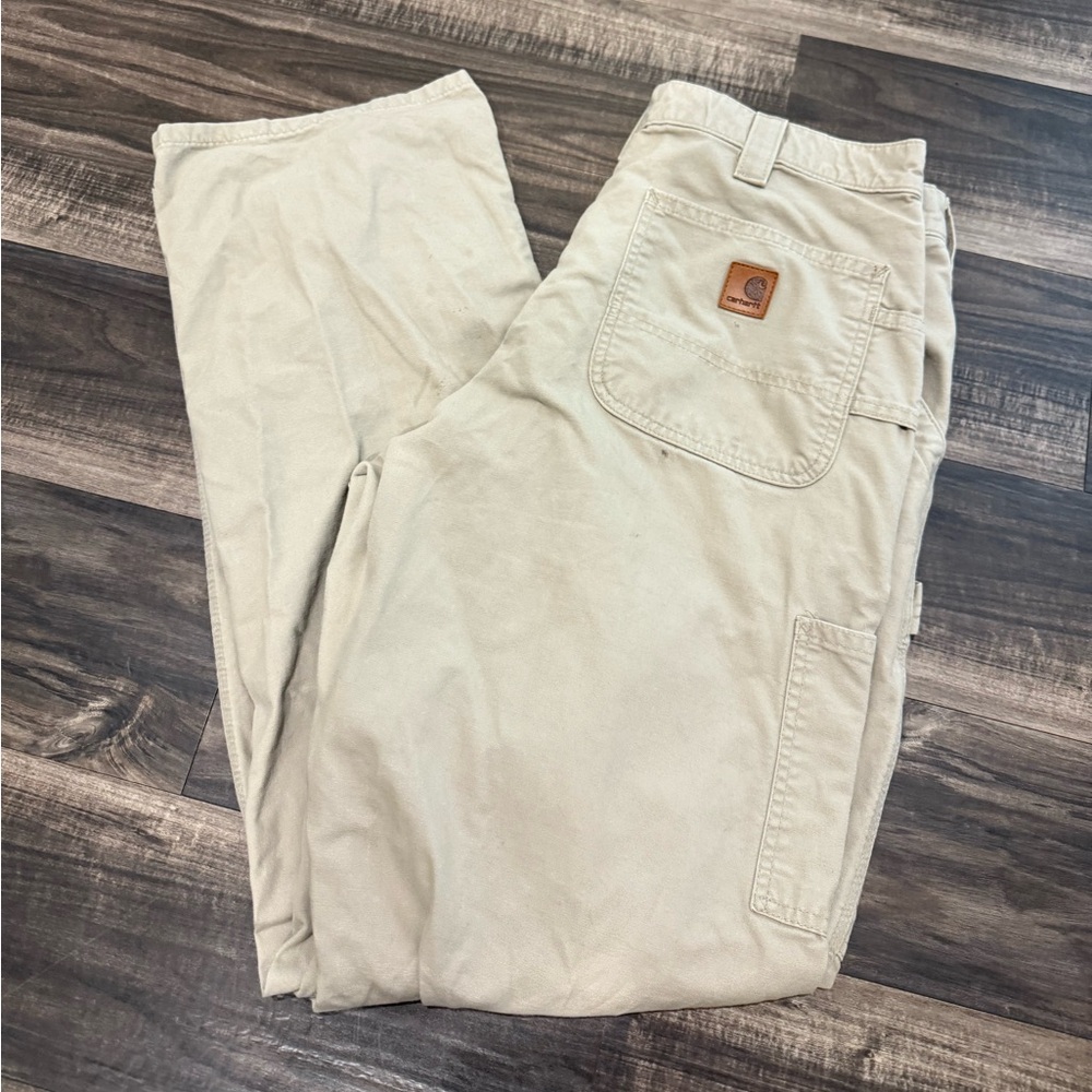 Carhartt 34x34 work pants mildly distressed